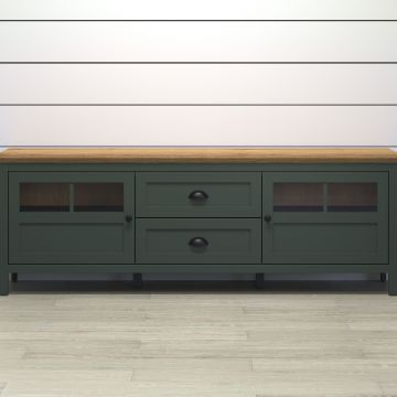Meuble TV Stanton | 184 x 45 x 64 cm | Evoke Oak design