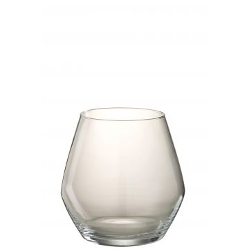 Vase fiona verre transparent small