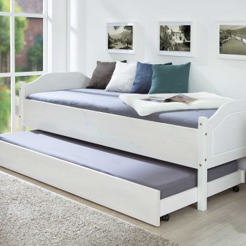 Tiroir de lit 200cm pour lits Interlink - blanc