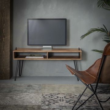 Meuble TV Quadro 110cm - acacia massif
