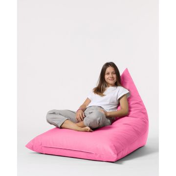 Del Sofa Pink Garden Bean Bag - Imperméable, 100% Styrofoam recyclé, 145cm