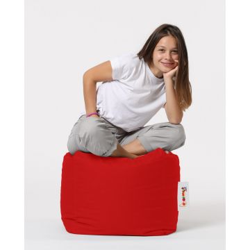 Atelier Del Sofa Pouffe | Styrofoam recyclé | Imperméable | Rouge