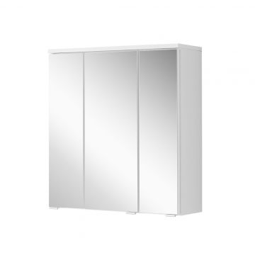 Armoire de toilette Pollet 60cm 3 portes - blanc