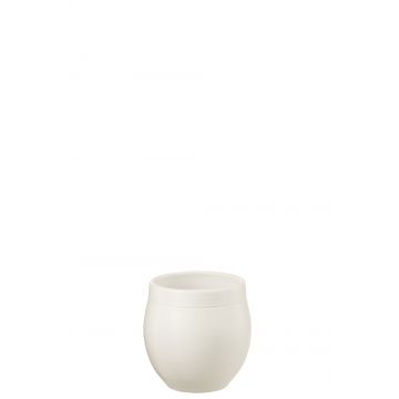 Cachepot gio ceramique blanc small