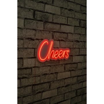 Néon Cheers - Série Wallity - Rouge