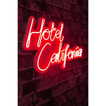 Néons Hotel California - Série Wallity - Rouge