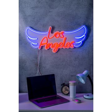 Néons Los Angeles - Série Wallity - Bleu/rouge