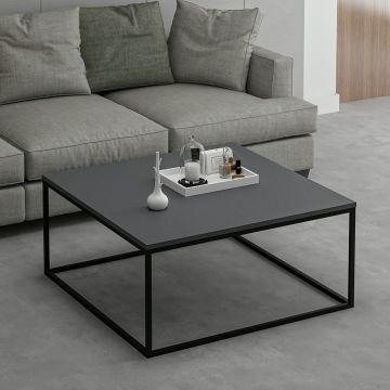 Table basse moderne anthracite - Woody Fashion