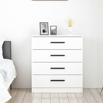 Woody Fashion Dresser | Mélaminé | Epaisseur 18mm | Blanc