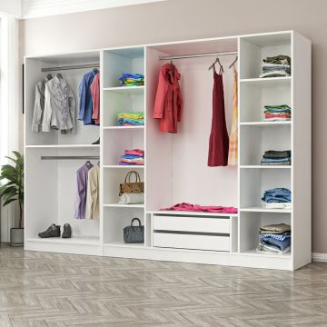 Armoire blanche moderne - Woody Fashion