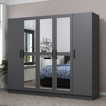 Armoire Woody Fashion Anthracite