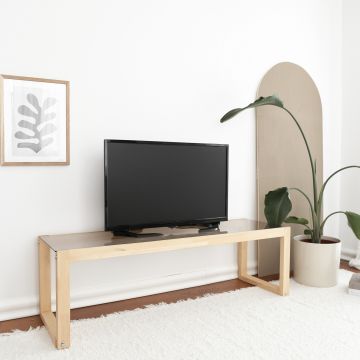 Meuble TV en pin Locelso | Fixable 