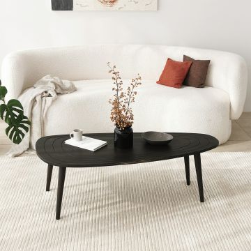 Table basse moderne anthracite | Woody Fashion | 100% pin et hêtre