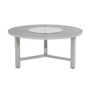 Table de jardin ronde Diva - gris