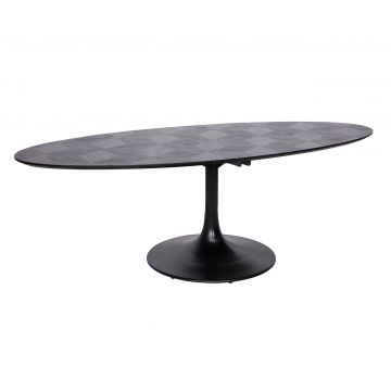 Table à dîner Blax ovale 250x120 - noir 