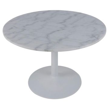 Table à manger Tarro ø110cm - blanc