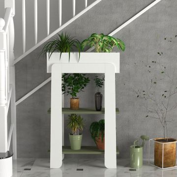 Talon Plant Stand" | 18mm Thick | 60cm Width | White Green