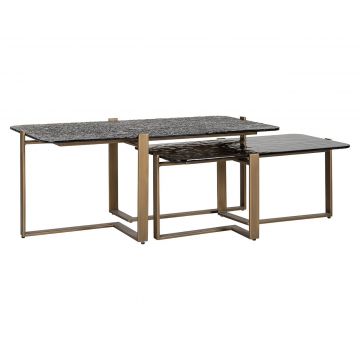 Ensemble table basse Sterling | 110 x 65 x 40 cm | Table basse et table d'appoint