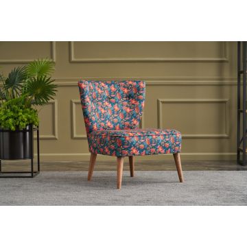 Balcab Home Wing Chair | Hornbeam Frame | Multicolor Fabric