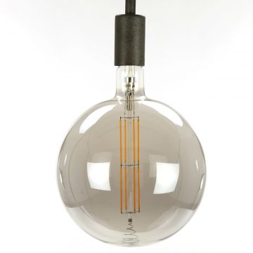Ampoule LED à filament globe ⌀20 - gris
