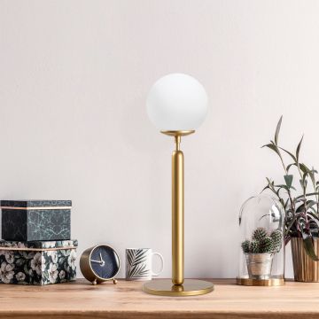 Fulgor Lampe de table | Diamètre : 18 cm | Boîtier en métal | Vintage