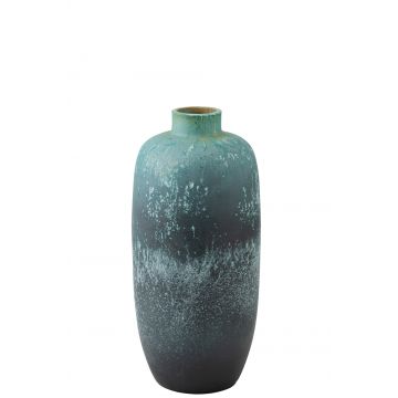 Vase vintage ceramique azur medium
