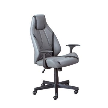 Chaise de bureau Lysander - gris/ noir