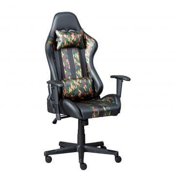 Chaise gamer Action Hero - noir/camouflage 