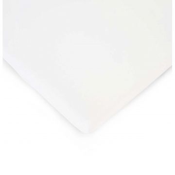 Drap-housse en coton bio organic pour berceau 50x90 - blanc