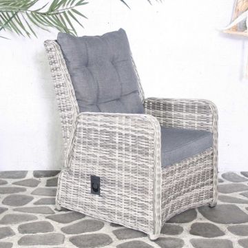 Chaise de jardin Clark - gris 