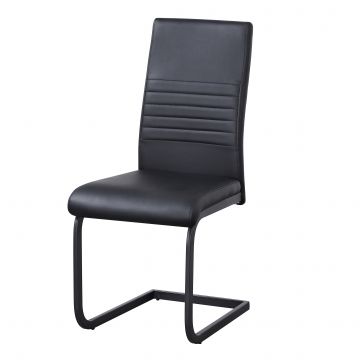 Chaise cantilever Michiel - noir