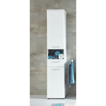 Armoire colonne Monte | 37 x 34 x 189 cm | High Glossy White