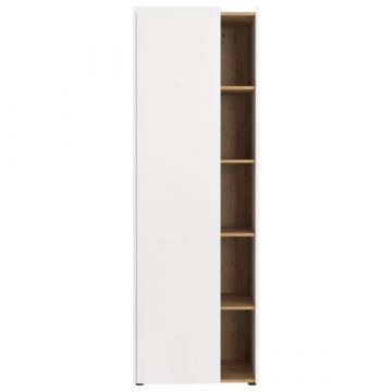 Armoire de rangement multifonctionnelle Yannai | 62 x 42 x 188 cm | Oak White design
