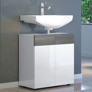 Meuble lavabo Daily | 60 x 32 x 63 cm | Blanc