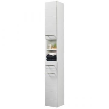 Armoire colonne Rimini | 25 x 20 x 181 cm | Blanc