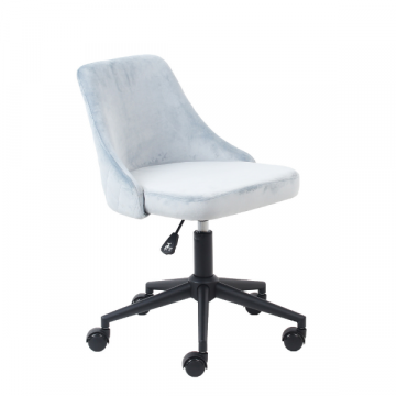 Chaise de bureau Homy - bleu/gris
