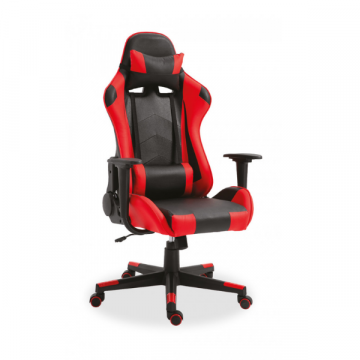 Chaise gamer Maxime - noir/rouge