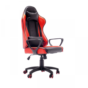 Chaise de bureau Flex - rouge/noir 