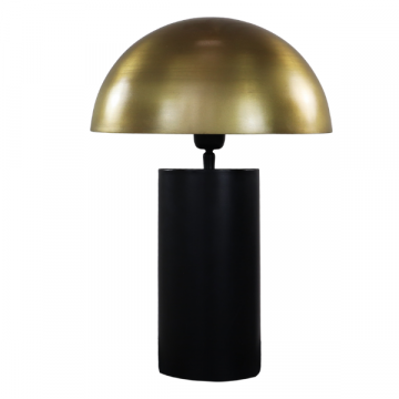 Lampe de table Chicago 30x45cm métal - noir/or