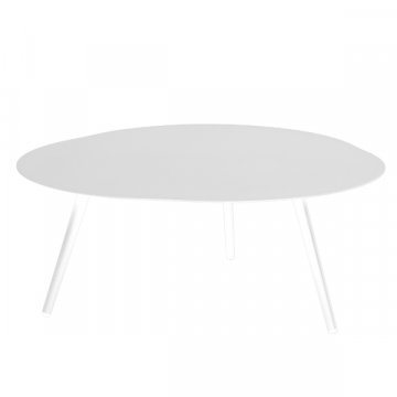 Table basse Burnie 86cm - blanc