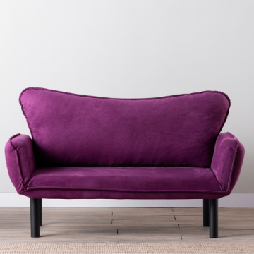 Canapé 2-sièges Jacinda - violet