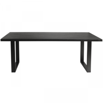 Table à manger Margot 180 x 90 cm-noir