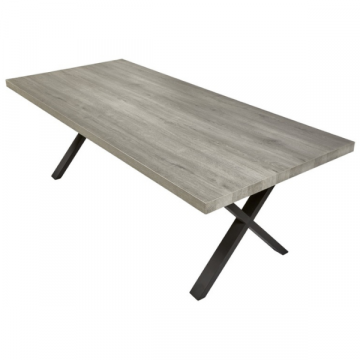 Table de salle à manger Malou 230x100cm - gris