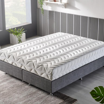 Niron Rollpacked Mattress 120x200 cm | Double face | Full Orthopaedic | Four Seasons | White
