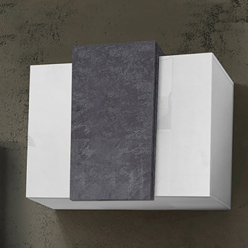 Armoire suspendue Porro | 90 x 38 x 65,5 cm | High Gloss White & Report design