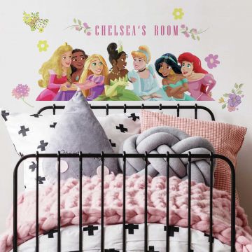 Stickers muraux Princesses Disney - avec alphabet