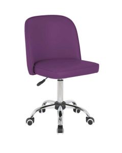 Chaise de bureau Co sans accoudoir - violet