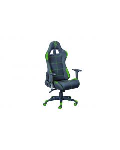 Chaise gamer Roger - noir/ vert