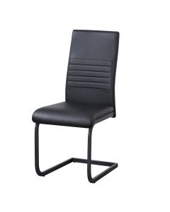 Chaise cantilever Michiel - noir