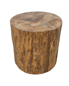 Table d'appoint tronc d'arbre Root Ø35cm bois de teck